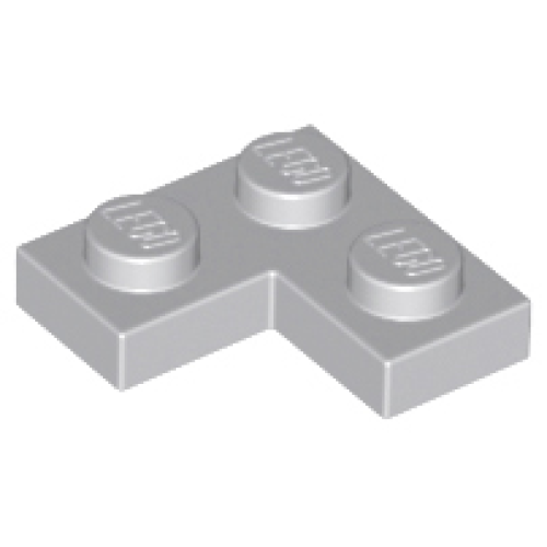Деталь LEGO 2420 Plate 2 x 2 Corner - Light Bluish Gray