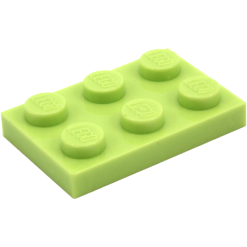 Деталь LEGO 3021 Plate 2 x 3 - Yellowish Green