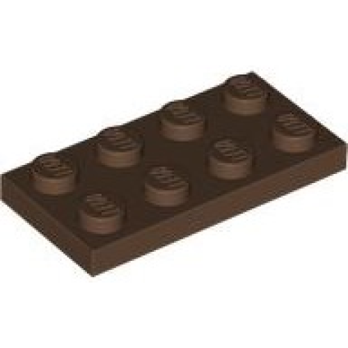 Деталь LEGO 3020 Plate 2 x 4 - Brown