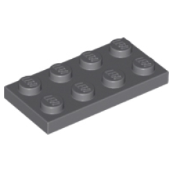 Plate 2 x 4 - Dark Bluish Gray