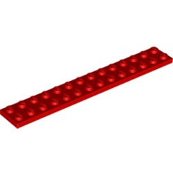 Plate 2 x 14 - Red