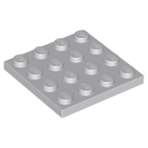 Деталь LEGO 3031 Plate 4 x 4 - Light Bluish Gray