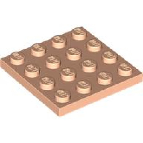 Деталь LEGO 3031 Plate 4 x 4 - Light Nougat