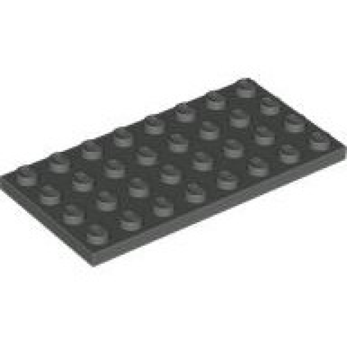 Деталь LEGO 3035 Plate 4 x 8 - Dark Gray