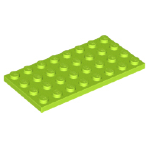 Деталь LEGO 3035 Plate 4 x 8 - Lime
