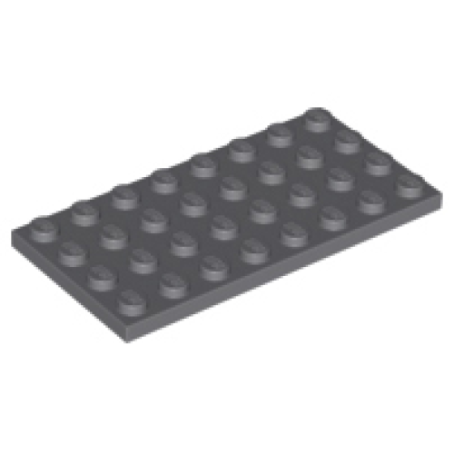 Деталь LEGO 3035 Plate 4 x 8 - Dark Bluish Gray