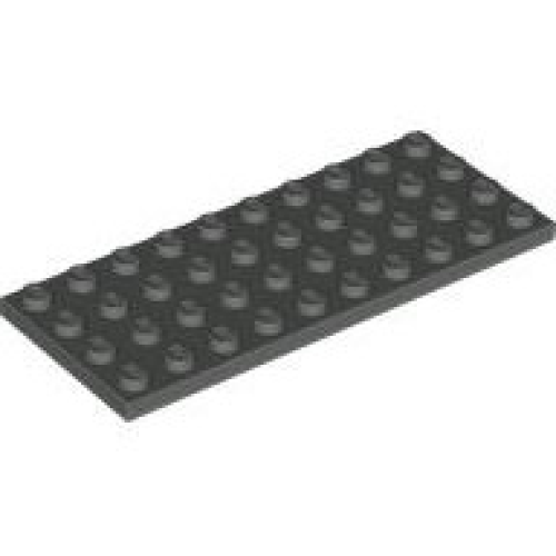 Деталь LEGO 3030 Plate 4 x 10 - Dark Gray