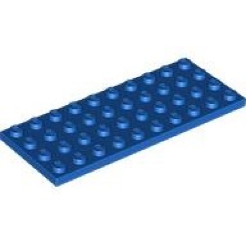 Деталь LEGO 3030 Plate 4 x 10 - Blue