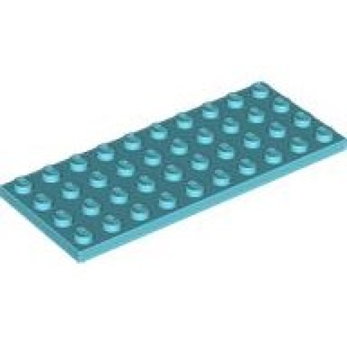 Деталь LEGO 3030 Plate 4 x 10 - Sky Blue