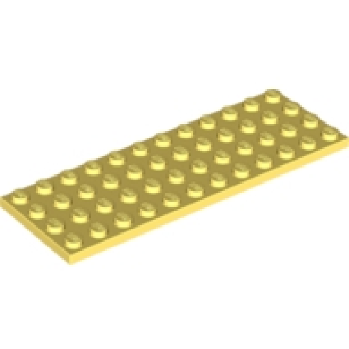 Деталь LEGO 3029 Plate 4 x 12 - Bright Light Yellow