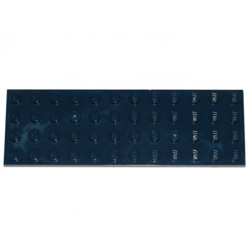Деталь LEGO 3029 Plate 4 x 12 - Dark Blue