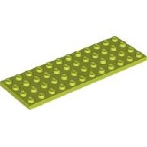 Деталь LEGO 3029 Plate 4 x 12 - Medium Lime