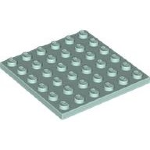 Деталь LEGO 3958 Plate 6 x 6 - Aqua