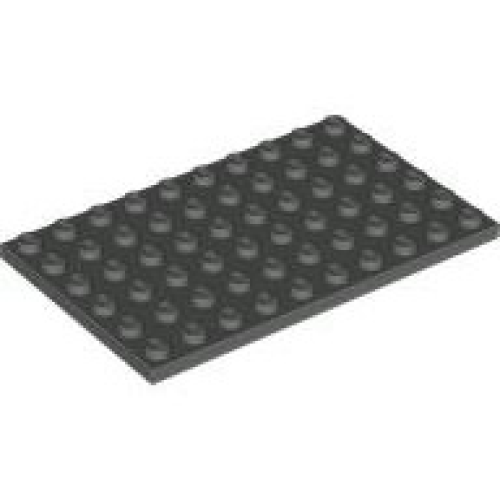 Деталь LEGO 3033 Plate 6 x 10 - Dark Gray