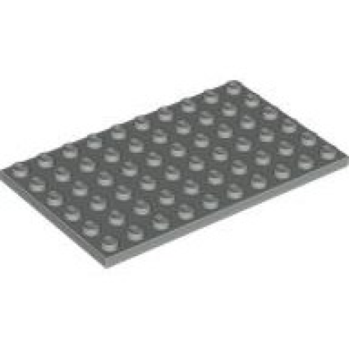 Деталь LEGO 3033 Plate 6 x 10 - Light Gray