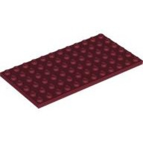 Деталь LEGO 3028 Plate 6 x 12 - Dark Red