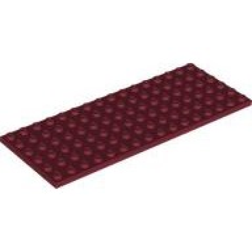 Деталь LEGO 3027 Plate 6 x 16 - Dark Red