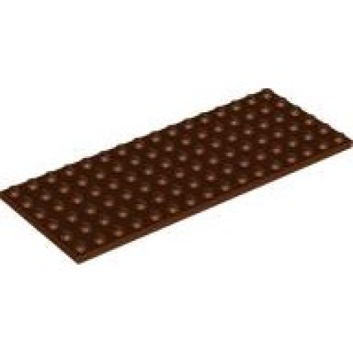 Деталь LEGO 3027 Plate 6 x 16 - Reddish Brown