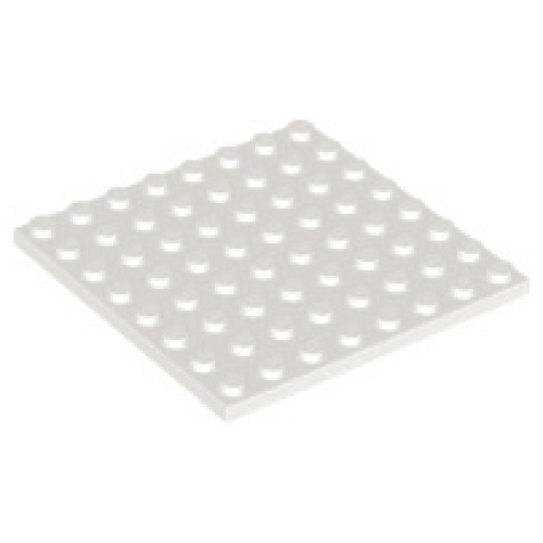 Деталь LEGO 41539 Plate 8 x 8 - White