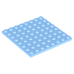 Plate 8 x 8 - Bright Light Blue