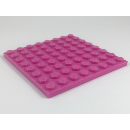 Деталь LEGO 41539 Plate 8 x 8 - Dark Pink