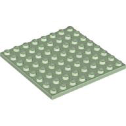 Plate 8 x 8 - Sand Green