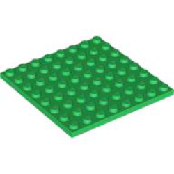 Plate 8 x 8 - Green
