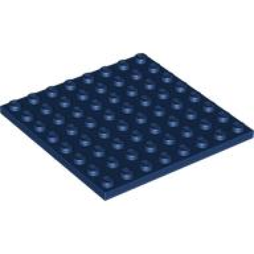 Деталь LEGO 41539 Plate 8 x 8 - Dark Blue
