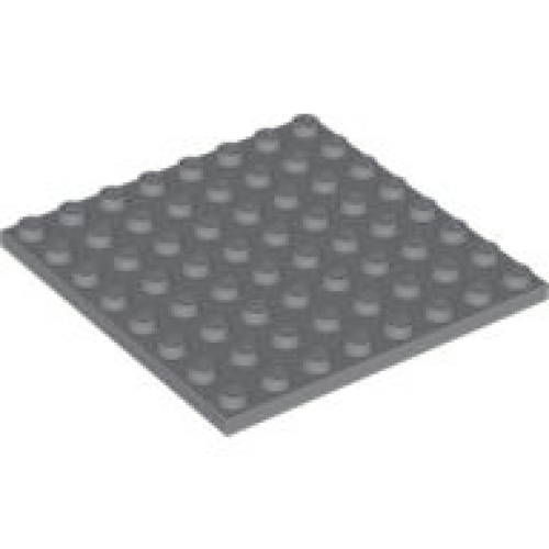Деталь LEGO 41539 Plate 8 x 8 - Dark Bluish Gray