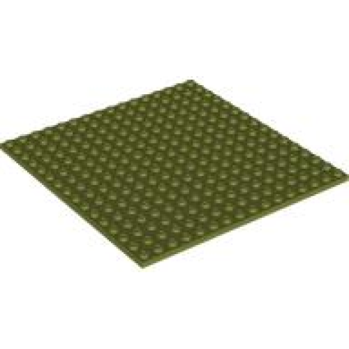 Деталь LEGO 91405 Plate 16 x 16 - Olive Green