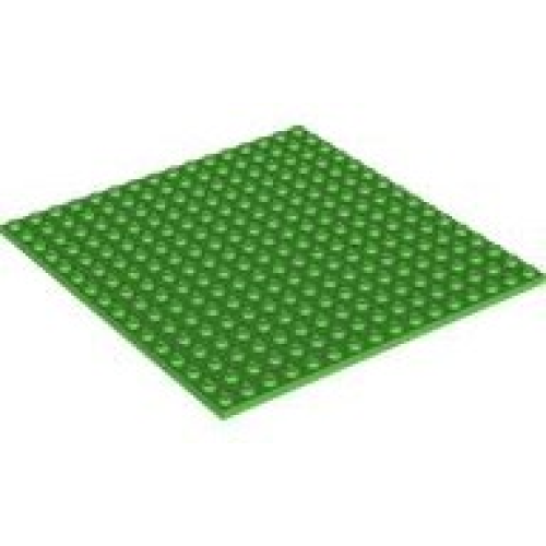 Деталь LEGO 91405 Plate 16 x 16 - Bright Green
