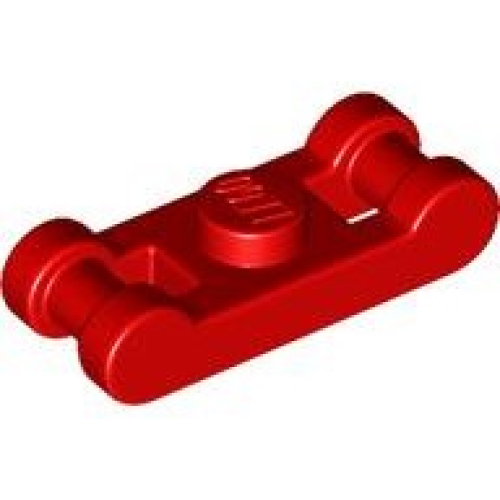 Деталь LEGO 78257 Plate, Modified 1 x 1 with Bar Handles on Ends - Red