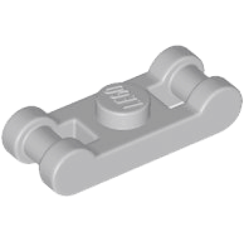 Деталь LEGO 78257 Plate, Modified 1 x 1 with Bar Handles on Ends - Light Bluish Gray