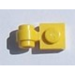 Plate, Modified 1 x 1 with Light Attachment (Undetermined Type) - Yellow
