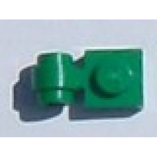 Деталь LEGO 4081 Plate, Modified 1 x 1 with Light Attachment (Undetermined Type) - Green
