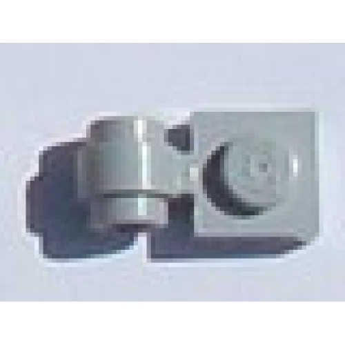 Деталь LEGO 4081 Plate, Modified 1 x 1 with Light Attachment (Undetermined Type) - Light Bluish Gray
