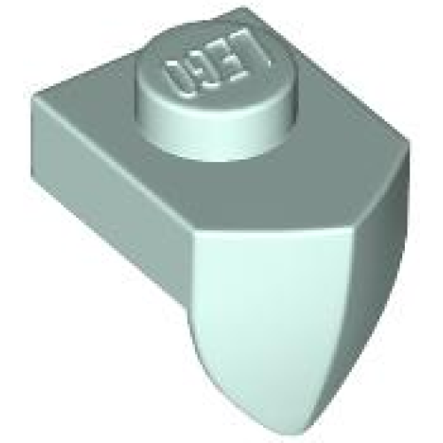 Деталь LEGO 15070 Plate, Modified 1 x 1 with Tooth Vertical - Light Aqua