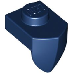 Plate, Modified 1 x 1 with Tooth Vertical - Dark Blue