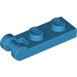 Plate, Modified 1 x 2 with Bar Handle on End - Dark Azure