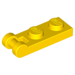 Plate, Modified 1 x 2 with Bar Handle on End - Yellow