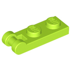 Plate, Modified 1 x 2 with Bar Handle on End - Lime