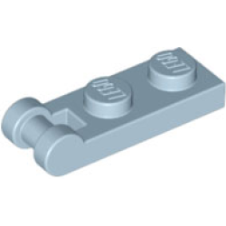 Plate, Modified 1 x 2 with Bar Handle on End - Sand Blue