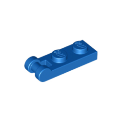 Plate, Modified 1 x 2 with Bar Handle on End - Blue