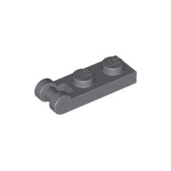 Plate, Modified 1 x 2 with Bar Handle on End - Dark Bluish Gray