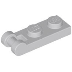 Plate, Modified 1 x 2 with Bar Handle on End - Light Bluish Gray