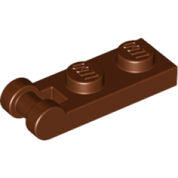 Plate, Modified 1 x 2 with Bar Handle on End - Reddish Brown
