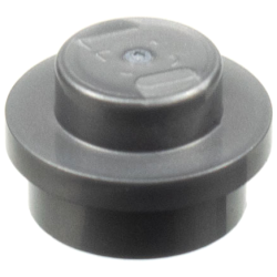 Plate, Round 1 x 1 - Flat Silver