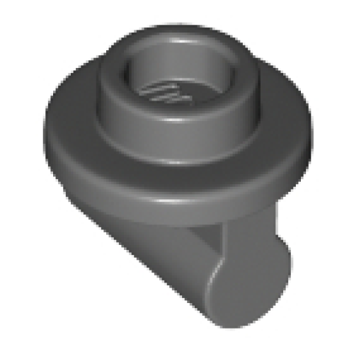 Деталь LEGO 79194 Plate, Round 1 x 1 with Bar Handle on Long Stem - Dark Bluish Gray