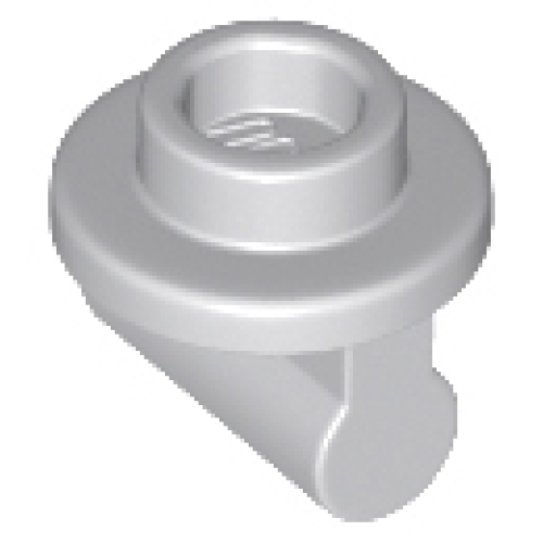 Деталь LEGO 79194 Plate, Round 1 x 1 with Bar Handle on Long Stem - Light Bluish Gray