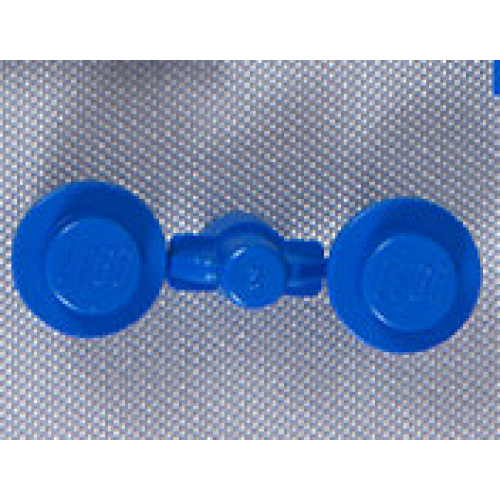 Деталь LEGO 4073sprue Plate, Round 1 x 1, 2 on Sprue - Blue